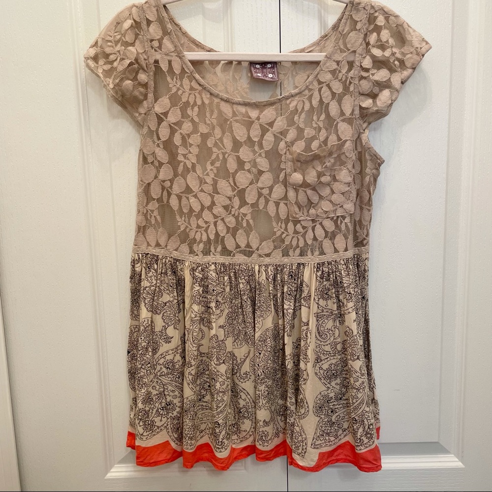 FREE PEOPLE Lace Top